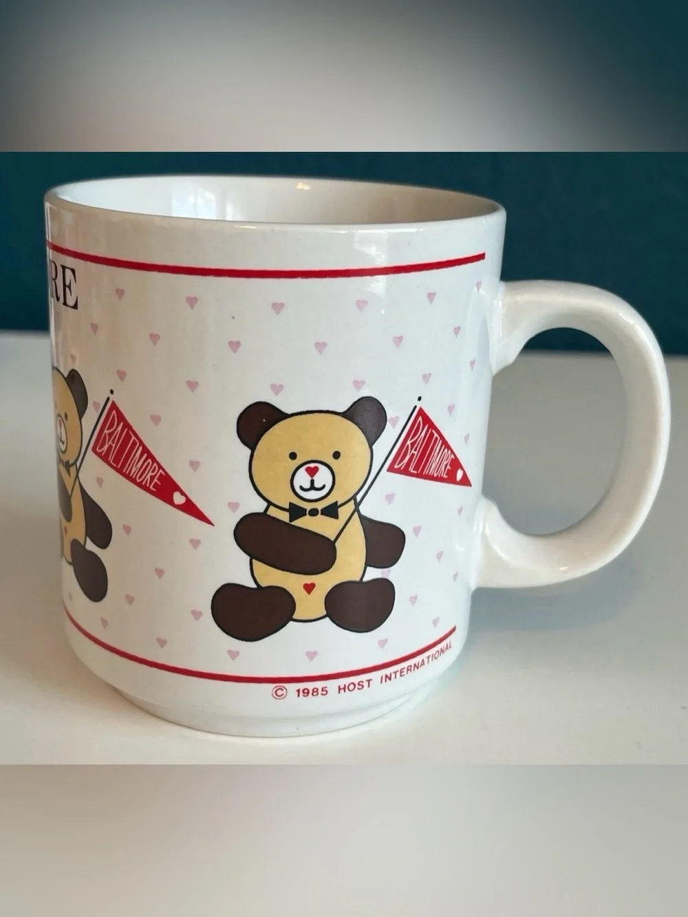Vintage 80’s Mugs Kids Retro 1980s Host International 5 total